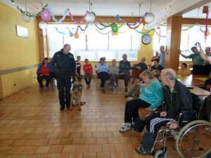 Návštěva policistů v domě Sociální pohoda