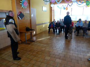 Návštěva policistů v domě Sociální pohoda