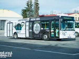 Nový polep autobusu MHD