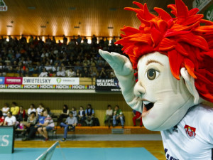 Maskot Berry bude před play-off shánět podporu svým spoluhráčům