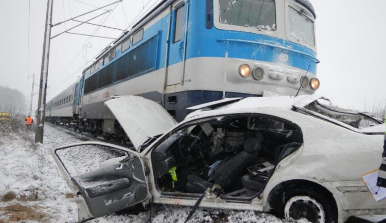 Sníh na jihu Čech navýšil počet dopravních nehod