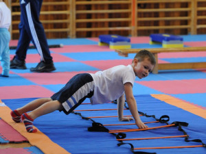 Dovednostní dráhy prověřily děti z přípravky TJ Karate
