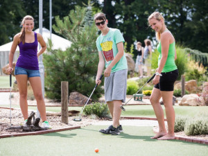Sportovně relaxační areál v Hluboké nad Vltavou