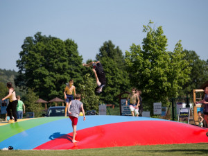 Sportovně relaxační areál v Hluboké nad Vltavou