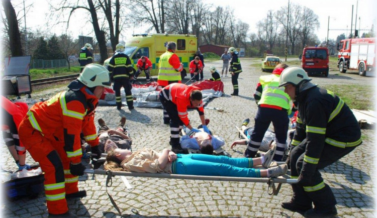 Jindřichohradečtí hasiči jsou připraveni na železniční neštěstí