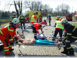 Jindřichohradečtí hasiči jsou připraveni na železniční neštěstí