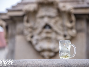 Čištění Samsonovy kašny