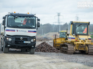 Výstavba úseku Borek - Úsilné