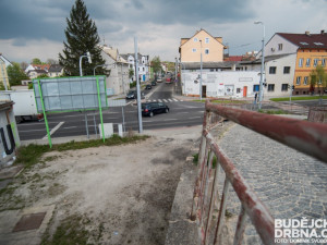 Prostor předpokládaného podjezdu