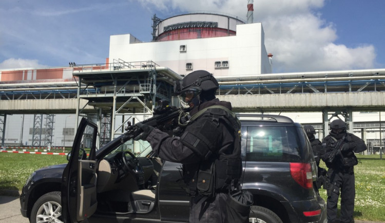 Na ochraně Temelína se podílí i speciální policejní jednotka