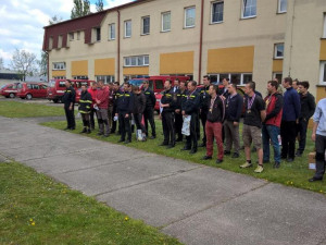 Krajská hasičská soutěž v lezení na umělé stěně