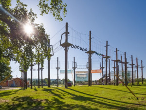 Sportovně relaxační areál v Hluboké nad Vltavou