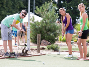 Sportovně relaxační areál v Hluboké nad Vltavou