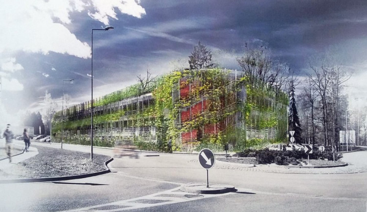 Vizualizace parkovacího domu