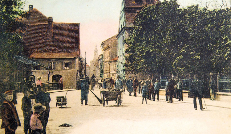 Pohled do Krajinské na počátku 20. století