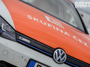 Volkswagen e-Golf při předání u Jaderné elektrárny Temelín