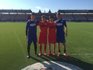 Matěj Luksch (úplně vlevo) s dalšími kolegy na stáži