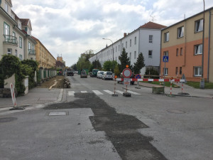 Pokračuje uzavírka ulice Generála Svobody, její oprava se přiblíží více k Pivovarské