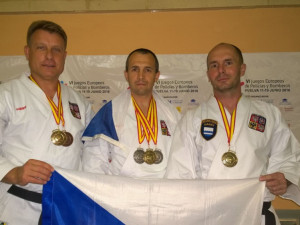 Jihočeští policisté a hasiči získali v karate čtyři medaile na Evropských hrách
