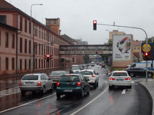 Křižovatka ulic Mánesova a Boženy Němcové