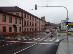 Křižovatka ulic Mánesova a Boženy Němcové