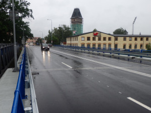 FOTO: Budějcké dopravě se ulevilo, skončila rekonstrukce Litvínovického mostu