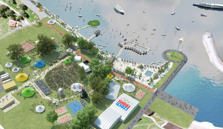 Lipno se připravuje na olympijský park, staví sportoviště