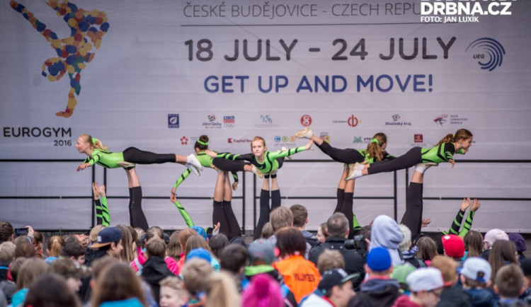 Budějce ožijí gymnastikou a tancem, začíná Eurogym 2016
