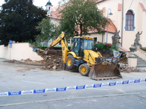 Týn nad Vltavou po přívalovém dešti