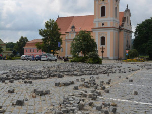 Týn nad Vltavou po přívalovém dešti