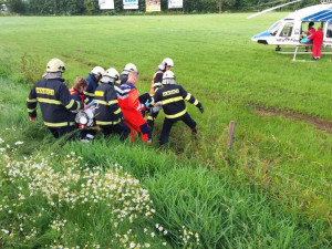 Nehoda u obce Přechovice