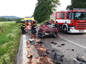 Nehoda u obce Přechovice