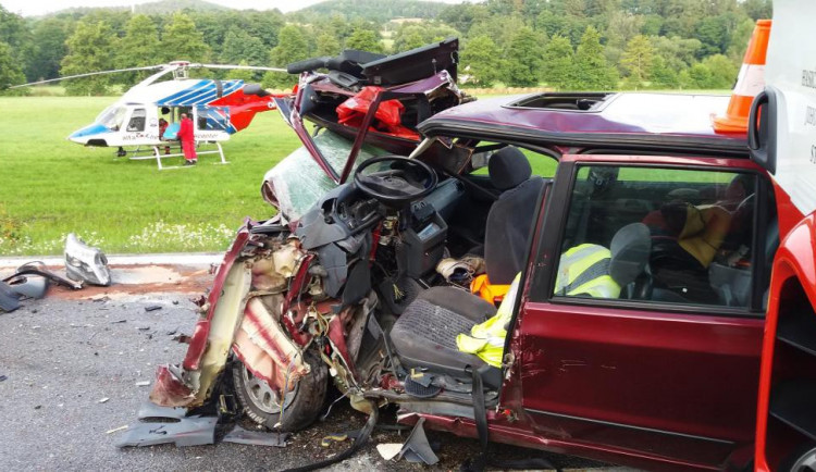 Nehoda u obce Přechovice