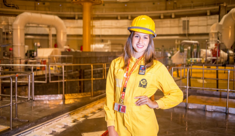 Jarka Marcelová je jedna z mála českých modelek, která fotila přímo v srdci jaderné elektrárny