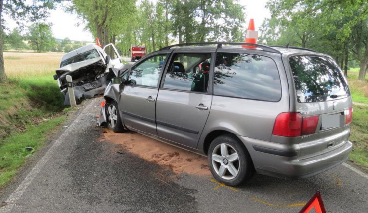 Po čelním střetu u Bavorova bylo zraněno šest osob, jedna těžce