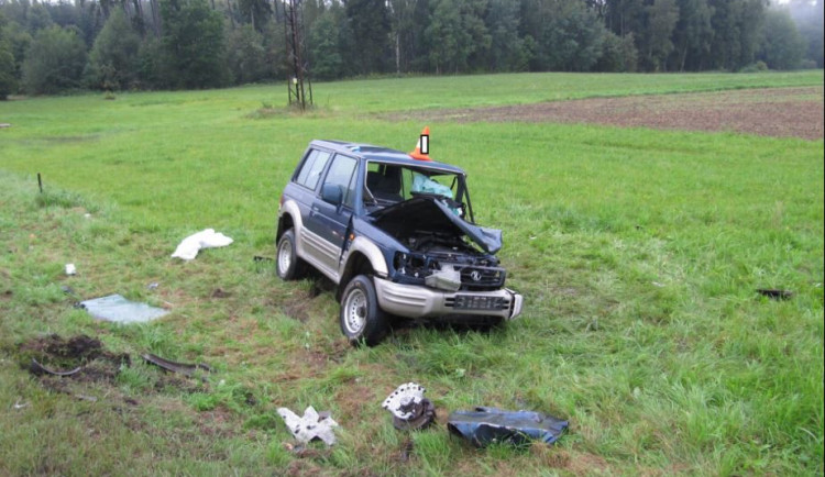 Ranní nehoda na Českokrumlovsku