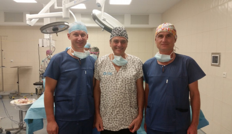 Zleva Pavel Kurial, Fabio Nahas a Vladimír Mařík