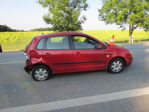 Nehoda v katastru obce Mirkovice