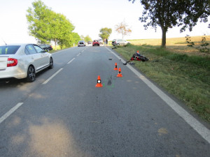 Nehoda v katastru obce Mirkovice