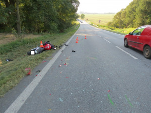 Nehoda v katastru obce Mirkovice