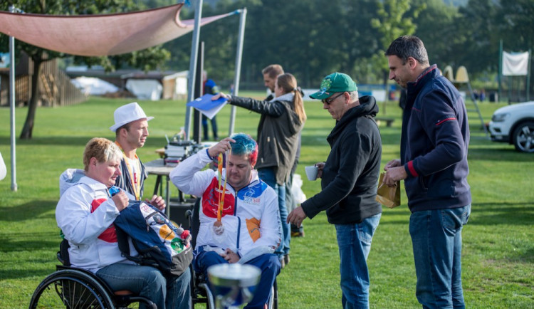 Sportovně-relaxační areál hostil paralympioniky
