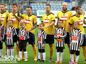 Fotbalisté Opavy nastoupili ve starých budějckých dresech