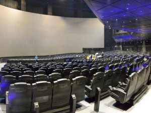 Sedačky v 5D kině v Číně