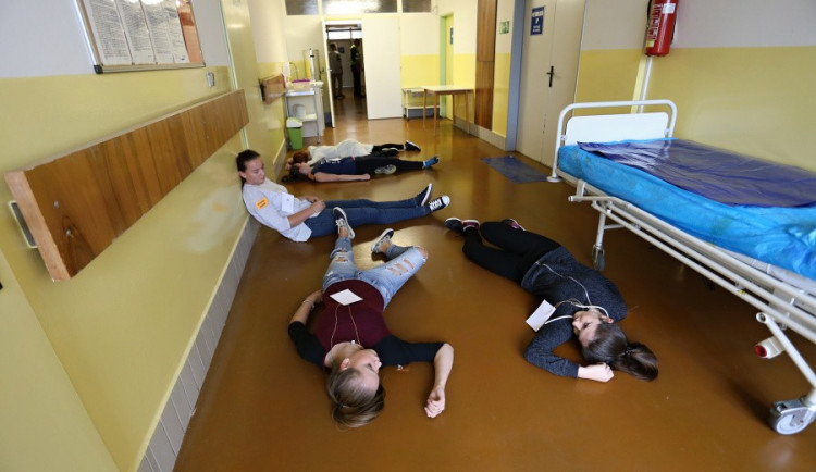 Cvičení v Nemoncici Tábor