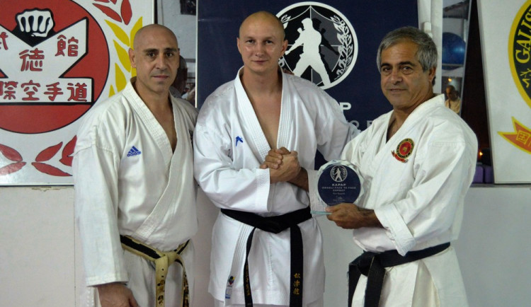 Miroslav Hýsek přednášel karate v Izraeli.
