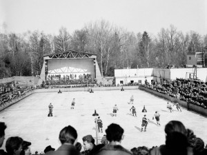 Před 70 lety získaly České Budějovice stadion s umělým ledem