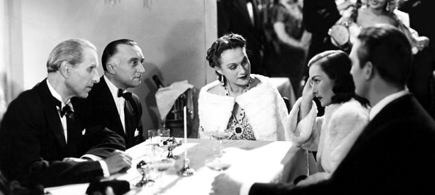 Zleva ve filmu Sobota Karel Dostal, Oldřich Nový, Adina Mandlová, Hana Vítová, Ela Šárková, Ladislav Boháč