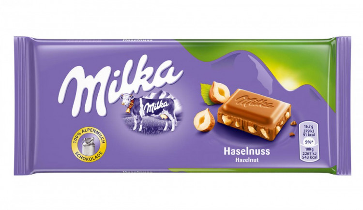 Milka lískooříšková