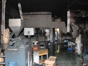 Požár výrobny plastů