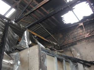 Požár výrobny plastů